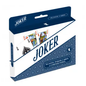 Kárya, plasztik póker, joker dupla, 13x9+ cm dob.