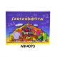 Színes szorzókártyák gyerekeknek, 12x9 cm, oktató játék.