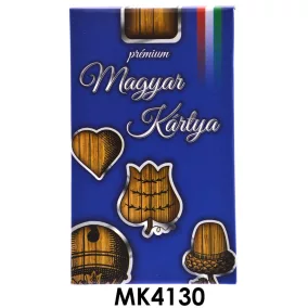   Prémium magyar kártya, 6x10 cm, tartós és minőségi kivitel.