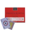 Prémium francia kártya, 110 lap, 13.5x10 cm díszdobozban.