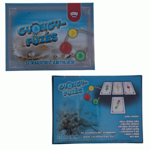 Kártya, Gyöngyfűzés, 4 éves kortól, 13,5x10,5 cm dob.