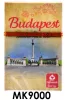 Kártya romi, Budapest mintás, 6x9 cm, szimpla pakli.