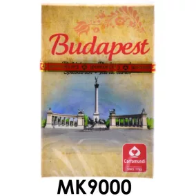 Kártya romi, Budapest mintás, 6x9 cm, szimpla pakli.
