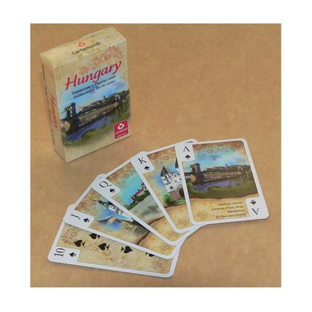 Kártya, Römi szimpla,  Magyarország, 6x9 cm dob.