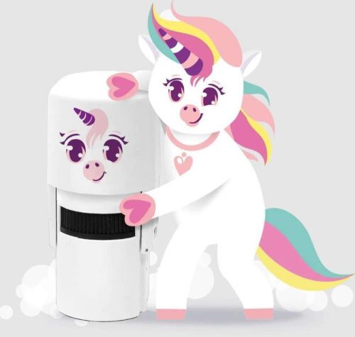 Unikornis nyomda szappannal, 14x23 cm, kreatív gyerekjáték.