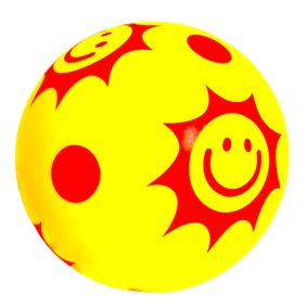 Labda, mosolygó nap, 14 cm