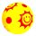 Labda, mosolygó nap, 14 cm