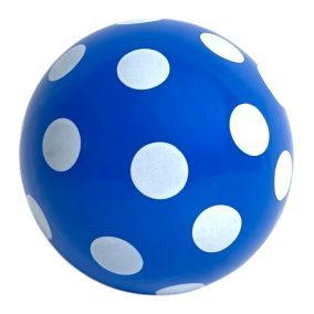 Labda, Pöttyös, 2 szín, lakkozatlan, 14 cm