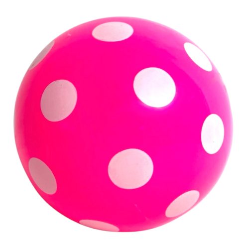 Labda, Pöttyös, 2 szín, lakkozatlan, 14 cm