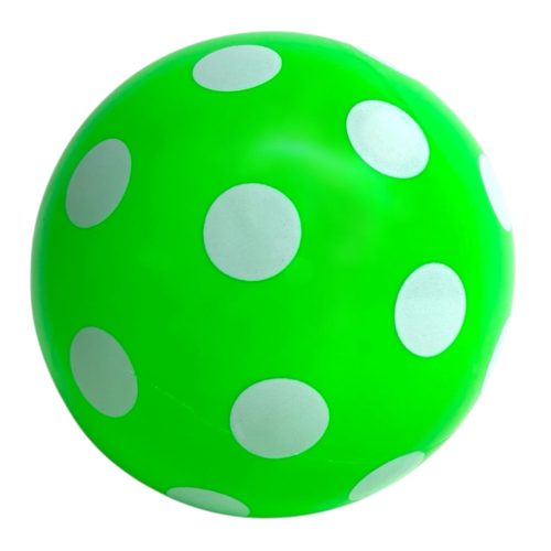 Labda, Pöttyös, 2 szín, lakkozatlan, 14 cm