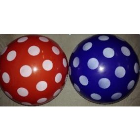   Színes pöttyös labda 60 cm-es, kültéri és beltéri játékhoz.