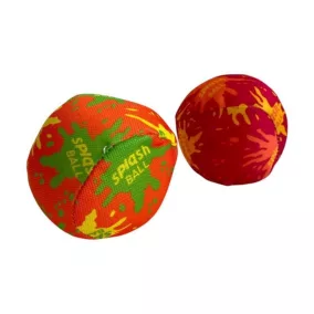   Színes splash labda, 2 darabos szett, 15 cm, hálós csomagolásban.