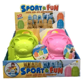   3D maci homokozó sablon, 3 színben, 17x22 cm, bababoltban kapható.