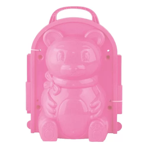 3D maci homokozó sablon, 3 színben, 17x22 cm, bababoltban kapható.