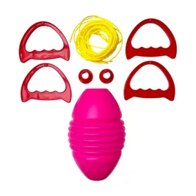   Diabolo játék, 4 színben, 10x17 cm, hálós csomagolásban.