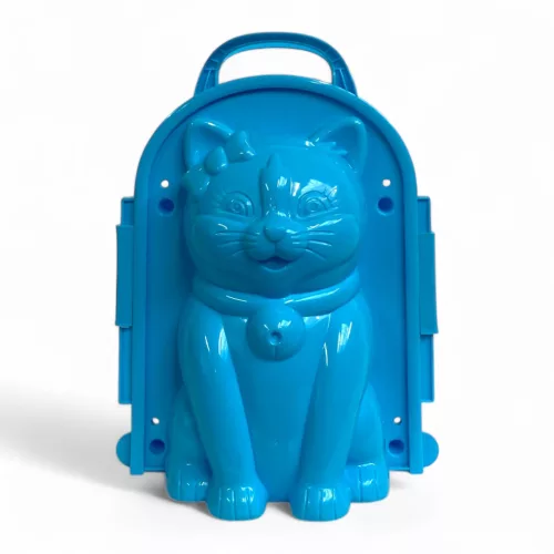 3D maci homokozó sablon, 4 színben, 22x17 cm méretben