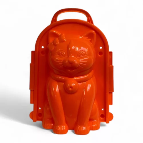 3D maci homokozó sablon, 4 színben, 22x17 cm méretben