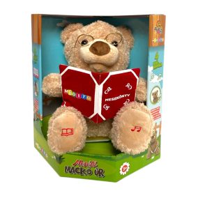   Mesélő Mackó Úr, el., Magyarul 9 mesét mesél, énekel, 31x34 cm dob.