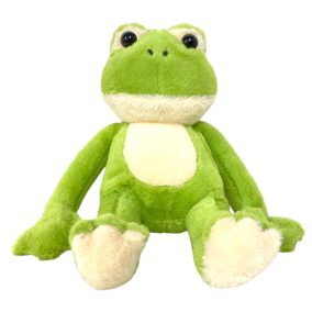 Kukucs béka, plüss, mágneses kéz-szem, 34 cm, zacsk.