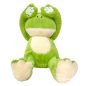 Kukucs béka, plüss, mágneses kéz-szem, 34 cm, zacsk.