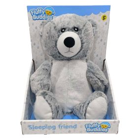   Maci, plüss, cipzáros, benne melegíthető pukipárna, 24x32 cm dob.