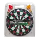 Darts klt., 30 cm átm., 4 db fém nyíl, 34x37 cm shell