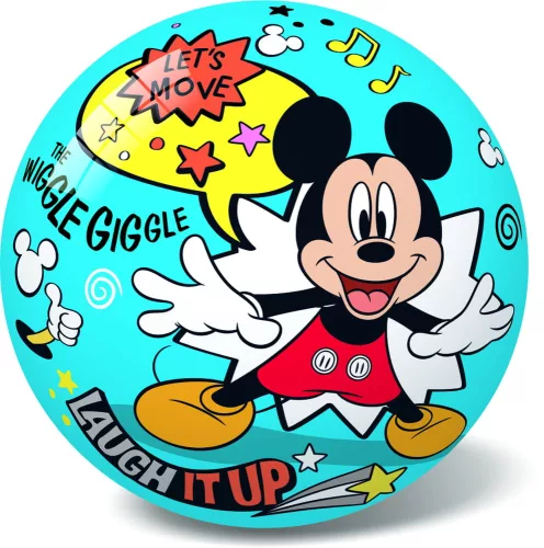 Disney Mickey egér labda, 23 cm, színes és tartós játék.