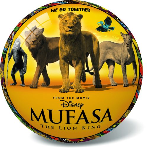 Disney Mufasa Oroszlánkirály labda, 23 cm, színes és vidám.