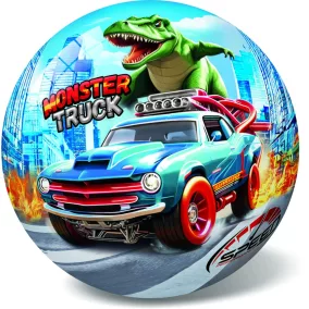   Gyors autós labda, 23 cm-es, élénk színekben, gyerekeknek.