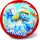 Labda, jogdíjas, Hupikék törpikék, The Smurfs, 23 cm