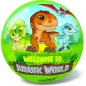   Jurassic World mintás labda, 14 cm-es, gyermekeknek ajánlott.