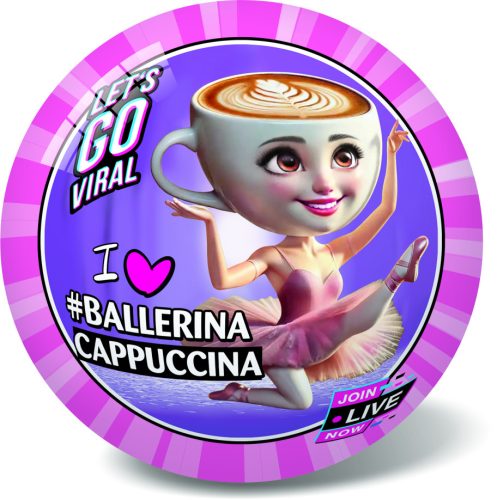 Labda, Brainrot, nem jog, 4 féle, 23 cm