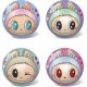 Labda, Labubu szerű, arcok, nem jog, 4 féle, 11 cm