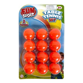 Ping-pong labda, 12 db, 16x26 cm lapon