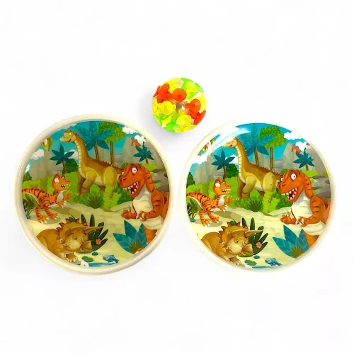 Tapadókorongos dinoszauruszos labdajáték gyerekeknek.