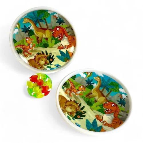 Tapadókorongos dinoszauruszos labdajáték gyerekeknek.