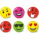 Labda,  grimasz, Smiley, Emoji, 6 féle, nem jog, 23 cm