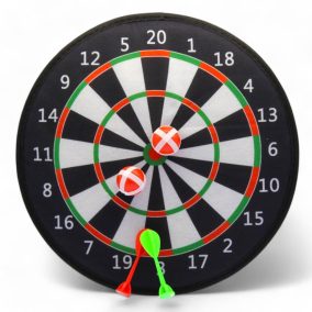 Célbadobó klt., Soft, tépőzáras, Darts, 37 cm, zacsk.