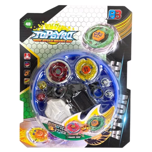 Pörgettyű kilövő klt., 2 szín, 24x30 cm lapon