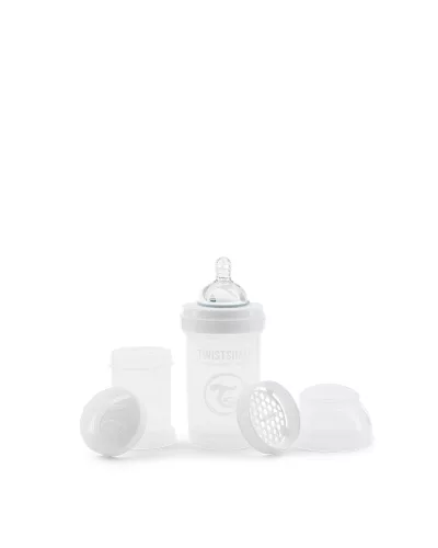 Twistshake Anti-Colic cumisüveg 180ml, fehér