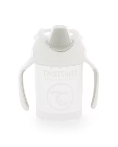 Twistshake Mini Cup, fogantyús pohár 230ml 4hónap+, fehér