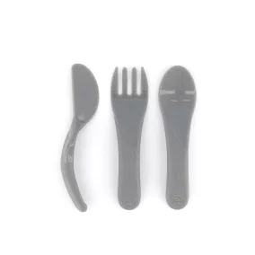 Twistshake tanuló evőeszköz készlet 6hónap+, szürke