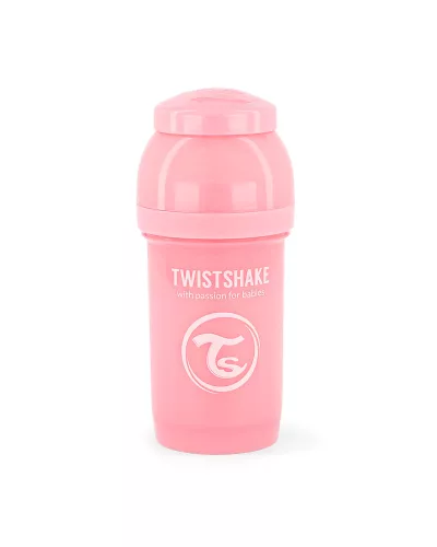 Twistshake Anti-Colic cumisüveg 180ml, rózsaszín
