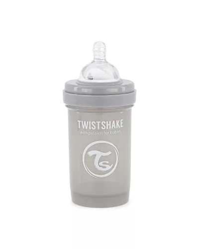 Twistshake Anti-Colic cumisüveg 180ml, szürke