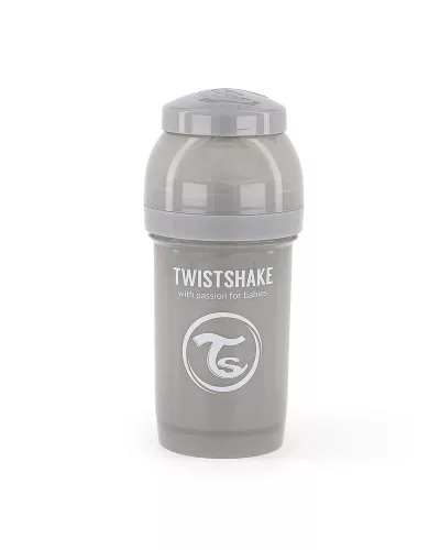 Twistshake Anti-Colic cumisüveg 180ml, szürke