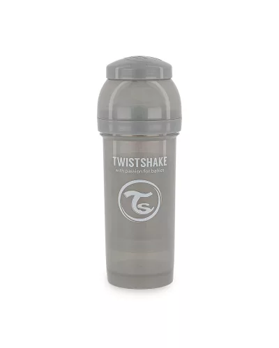 Twistshake Anti-Colic cumisüveg 260ml, szürke