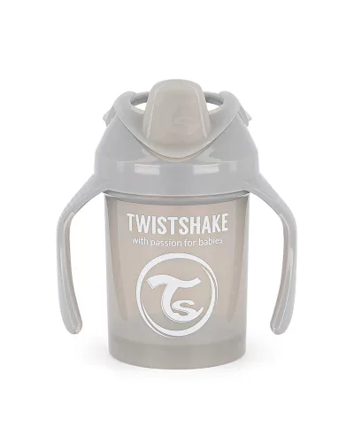 Twistshake Mini Cup, fogantyús pohár 230ml 4hónap+, szürke