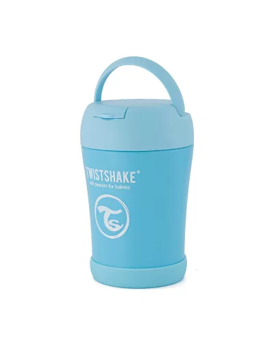 Twistshake rozsdamentes hőtartó ételtároló, 350 ml, kék  babaétel termosz