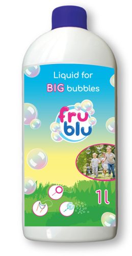 Buborékfújó utántöltő, 1 liter, nagy buborékokhoz