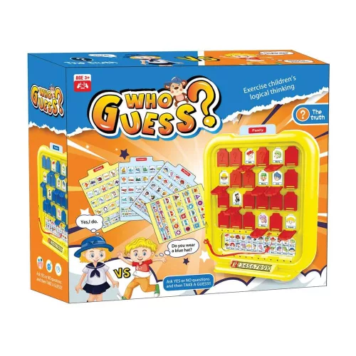 Ki kicsoda társasjáték, 4 variációval, 24x22 cm dobozban.